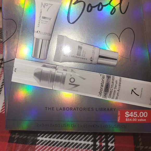 BNIB No7 Laboratories Beauty Boost The Laboratories Library 3 pc Kit - Picture 5 of 6